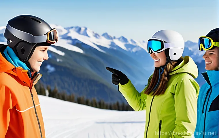 스키 강사의 고객 데이터 관리 - **Prompt:** A male ski instructor, dressed in a smart, insulated winter jacket and ski trousers, is ... 스키 강사의 고객 데이터 관리 - **Prompt:** A male ski instructor, dressed in a smart, insulated winter jacket and ski trousers, is ...