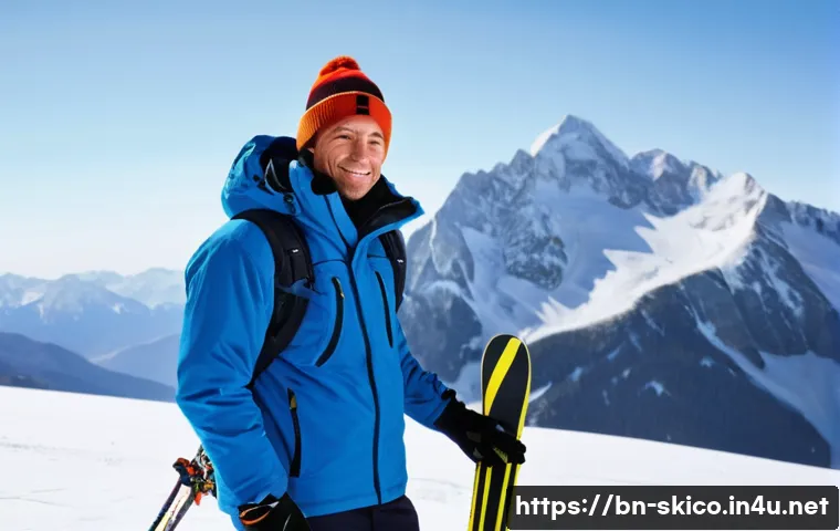 스키 강사의 트렌드와 전망 분석 - **Prompt:** "A seasoned ski instructor (40s, male, dressed in a warm, modern ski jacket and pants, w...